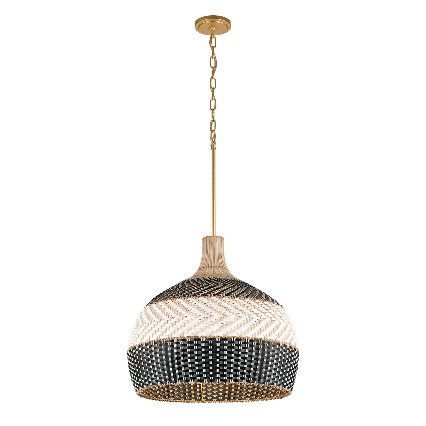 Crystorama - ZAN-9005-SG-MK - Five Light Pendant - Zanzibar - Soft Gold