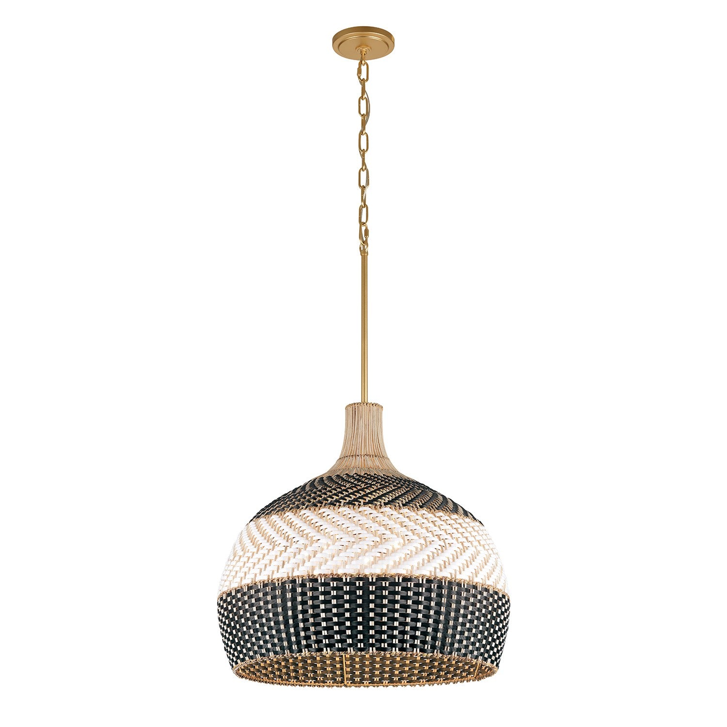 Crystorama - ZAN-9005-SG-MK - Five Light Pendant - Zanzibar - Soft Gold
