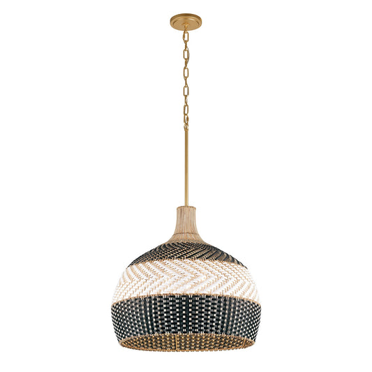 Crystorama - ZAN-9005-SG-MK - Five Light Pendant - Zanzibar - Soft Gold