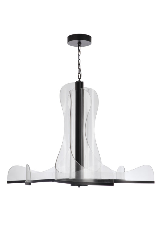 Craftmade - 59627-FB-LED - LED Chandelier - Estrella - Flat Black