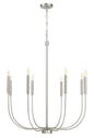 Craftmade - 59828-BNK - Eight Light Chandelier - Traci - Brushed Polished Nickel