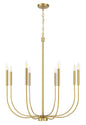 Craftmade - 59828-SB - Eight Light Chandelier - Traci - Satin Brass