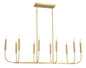 Craftmade - 59870-SB - Ten Light Island Pendant - Traci - Satin Brass