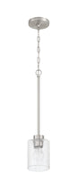 Craftmade - 60291-BNK - One Light Mini Pendant - Lyndsey - Brushed Polished Nickel