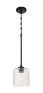 Craftmade - 60591-FB - One Light Mini Pendant - Claire - Flat Black