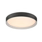 DVI Lighting - DVP40238MW+MB - LED Flush Mount - Hudson - Matte White/Matte Black