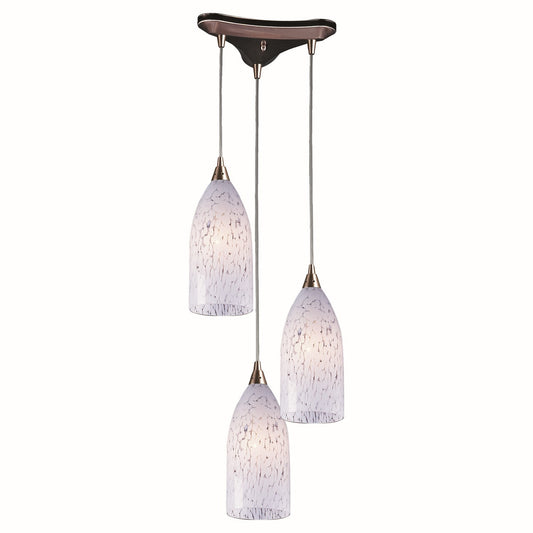 ELK Home - 502-3SW - Three Light Pendant - Verona - Satin Nickel