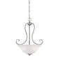 Millennium - 73-SN - Three Light Pendant - Main Street - Satin Nickel