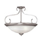 Millennium - 9033-SN - Three Light Semi-Flush Mount - Satin Nickel