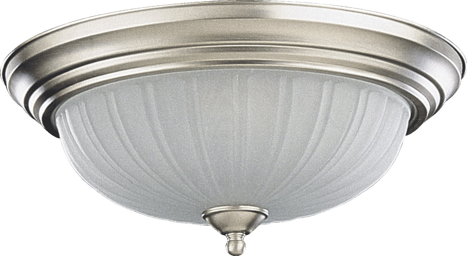 Quorum - 3074-15-65 - Three Light Ceiling Mount - 3074 Ceiling Mounts - Satin Nickel