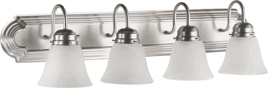 Quorum - 5094-4-165 - Four Light Vanity - 5094 Vanities - Satin Nickel