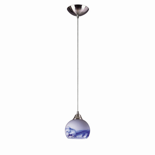 ELK Home - 101-1MT - One Light Mini Pendant - Mela - Satin Nickel