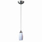 ELK Home - 110-1WH - One Light Mini Pendant - Milan - Satin Nickel