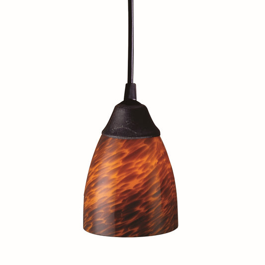 ELK Home - 406-1ES - One Light Mini Pendant - Classico - Dark Rust