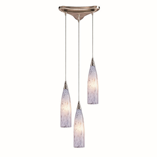 ELK Home - 501-3SW - Three Light Pendant - Lungo - Satin Nickel