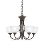 ELK Home - SL801563 - Five Light Chandelier - Tahoe - Painted Bronze