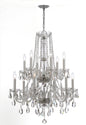 Crystorama - 1137-CH-CL-S - 12 Light Chandelier - Traditional Crystal - Polished Chrome