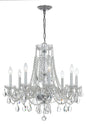 Crystorama - 1138-CH-CL-S - Eight Light Chandelier - Traditional Crystal - Polished Chrome