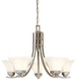 Minka-Lavery - 1815-84 - Five Light Chandelier - Agilis - Brushed Nickel