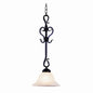 ELK Home - 251-BK - One Light Mini Pendant - Buckingham - Matte Black