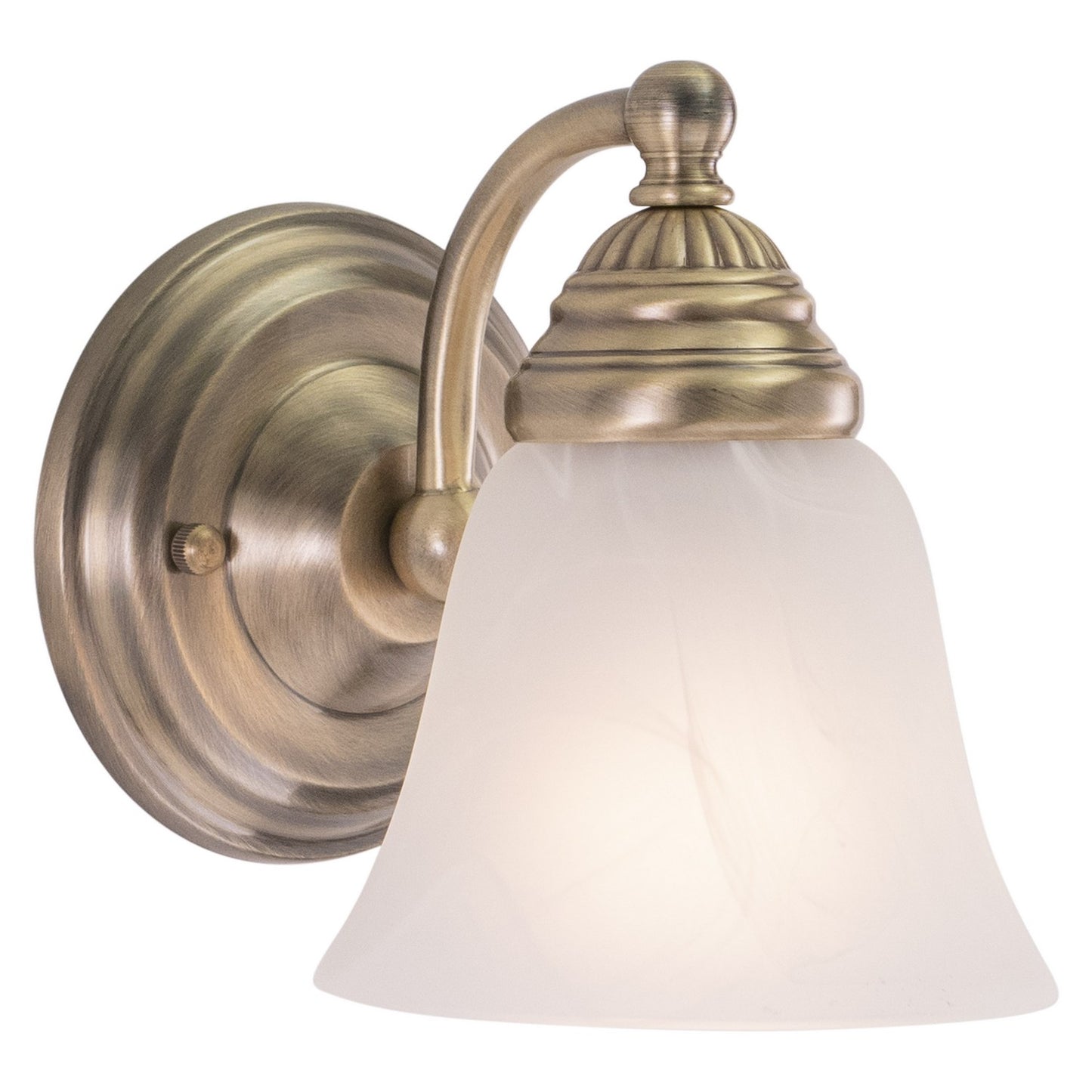 Vaxcel - WL35121A - One Light Vanity - Standford - Antique Brass