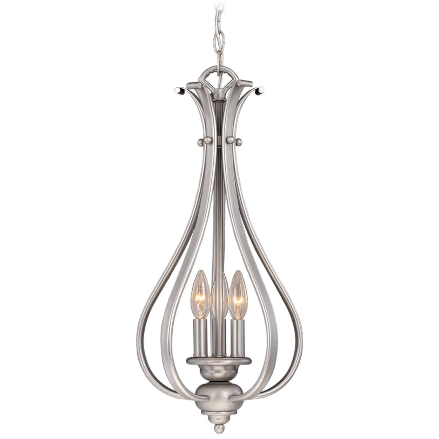 Vaxcel - PD35459BN - Three Light Pendant - Monrovia - Brushed Nickel