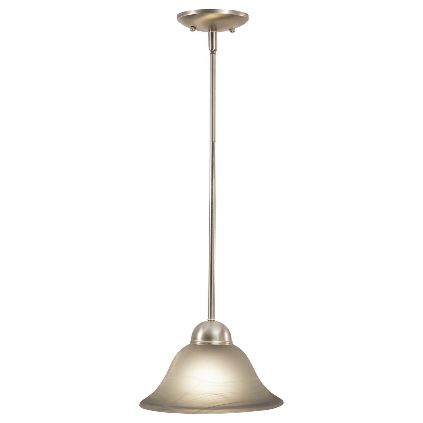 Vaxcel - PD5024BN - One Light Mini Pendant - Da Vinci - Brushed Nickel