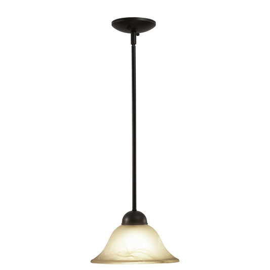 Vaxcel - PD5024OBB - One Light Mini Pendant - Da Vinci - Oil Burnished Bronze
