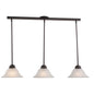 Vaxcel - PD5027OBB - Three Light Mini Pendant - Da Vinci - Oil Burnished Bronze