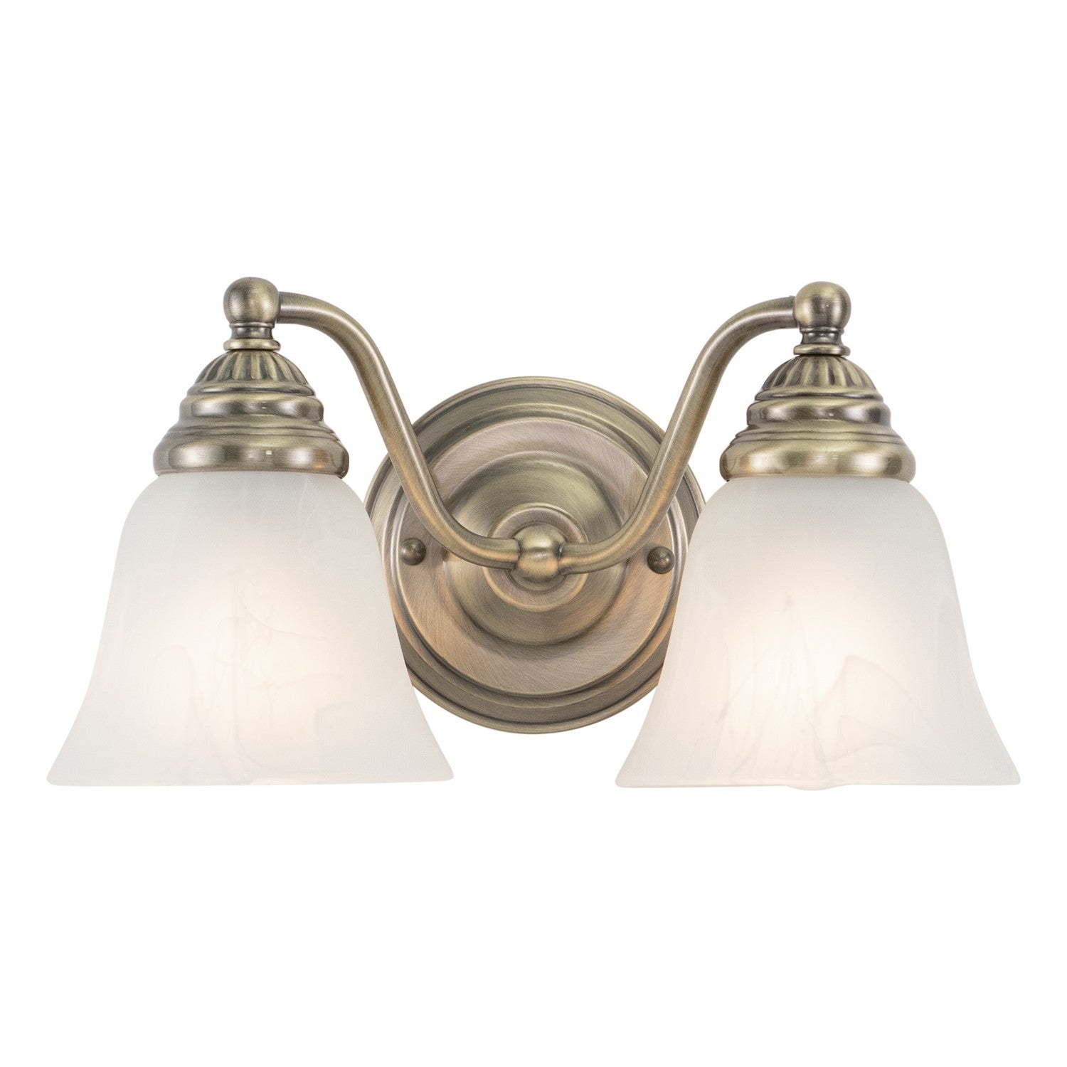 Vaxcel - VL35122A - Two Light Vanity - Standford - Antique Brass