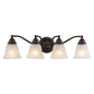 Vaxcel - VL35124OBB - Four Light Vanity - Standford - Oil Burnished Bronze