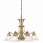 Vaxcel - CH30307A - Seven Light Chandelier - Standford - Antique Brass