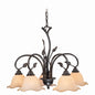 Vaxcel - CH38805OL - Five Light Chandelier - Vine - Oil Shale