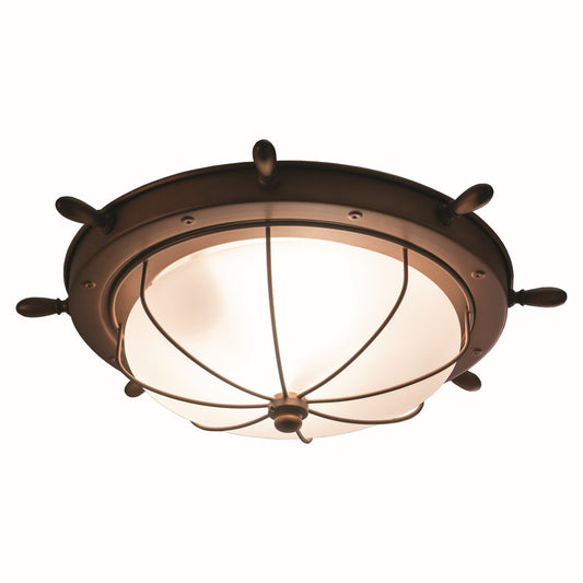 Vaxcel - OF25515RC - Two Light Outdoor Flush Mount - Orleans - Antique Red Copper