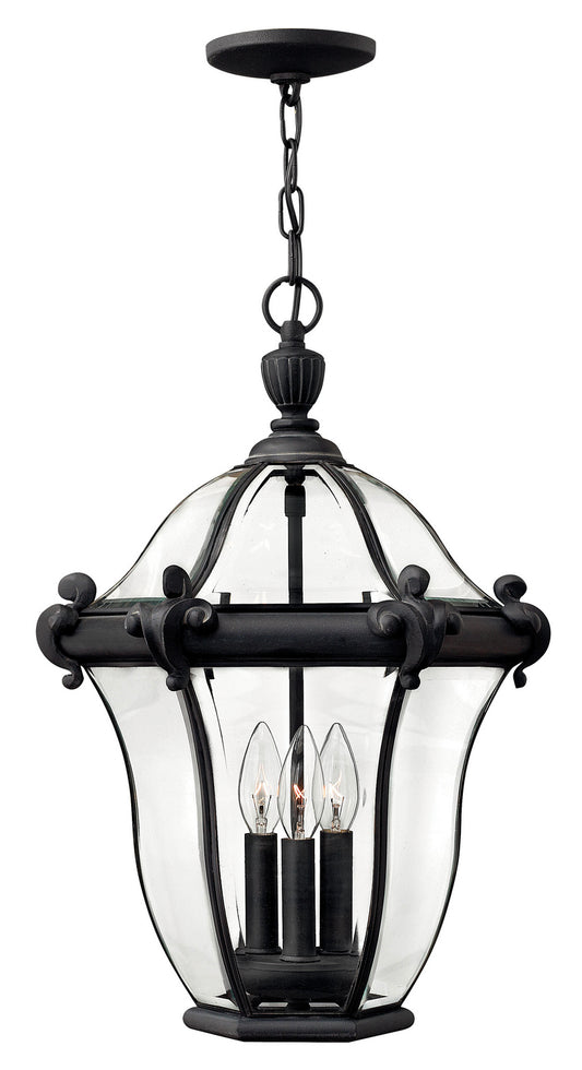Hinkley - 2442MB - LED Hanging Lantern - San Clemente - Museum Black