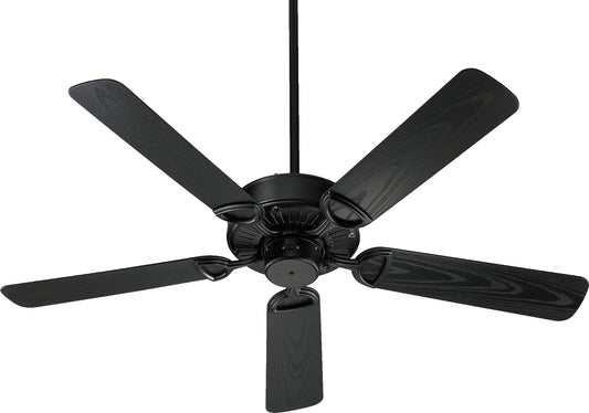 Quorum - 143525-599 - 52"Patio Fan - Estate Patio - Matte Black