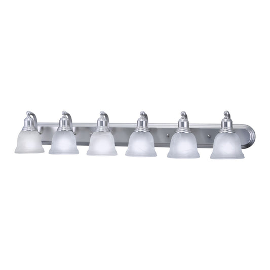 Vaxcel - LS-VLD106BN - Six Light Vanity - LaSalle - Brushed Nickel