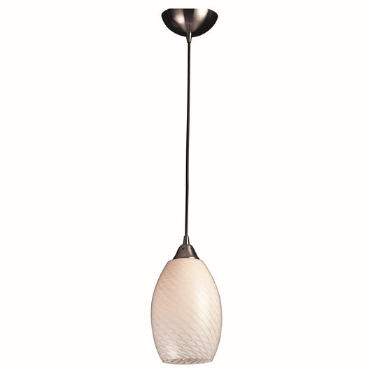 ELK Home - 517-1WS - One Light Mini Pendant - Mulinello - Satin Nickel