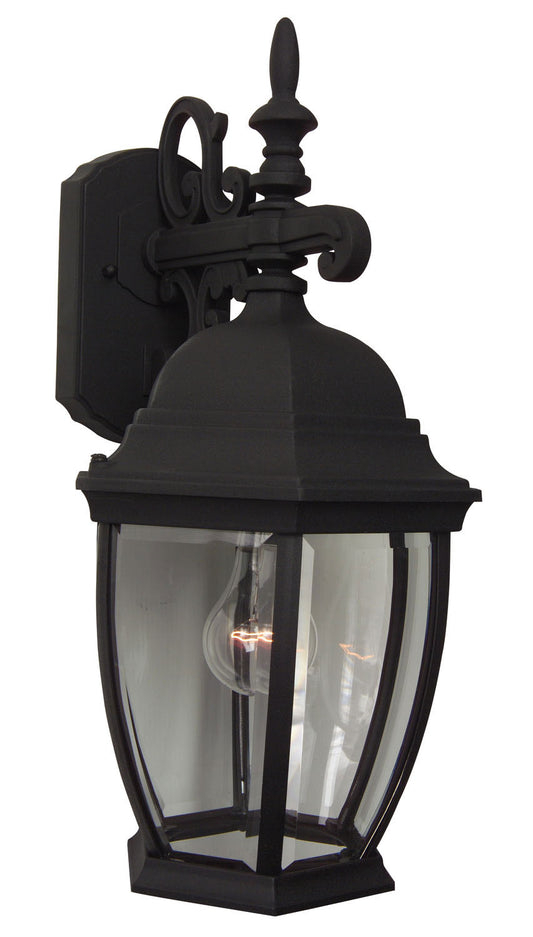 Craftmade - Z284-TB - One Light Wall Mount - Bent Glass Cast - Textured Black