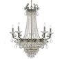 Crystorama - 1486-HB-CL-SAQ - 11 Light Chandelier - Majestic - Historic Brass