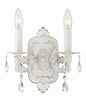 Crystorama - 5022-AW-CL-MWP - Two Light Wall Sconce - Paris Market - Antique White