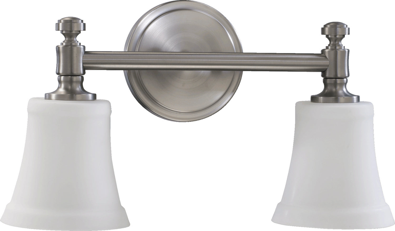 Quorum - 5122-2-65 - Two Light Vanity - Rossington - Satin Nickel