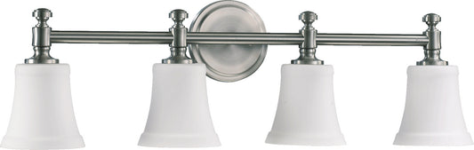 Quorum - 5122-4-65 - Four Light Vanity - Rossington - Satin Nickel