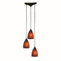 ELK Home - 406-3ES - Three Light Pendant - Classico - Dark Rust