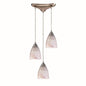 ELK Home - 527-3CR - Three Light Pendant - Pierra - Satin Nickel