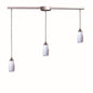 ELK Home - 110-3L-WH - Three Light Pendant - Milan - Satin Nickel