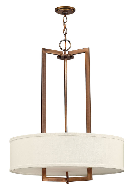 Hinkley - 3204BR - LED Pendant - Hampton - Brushed Bronze