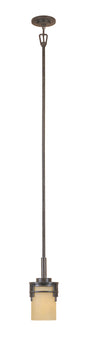 Designers Fountain - 82130-WM - One Light Mini Pendant - Mission Ridge - Warm Mahogany