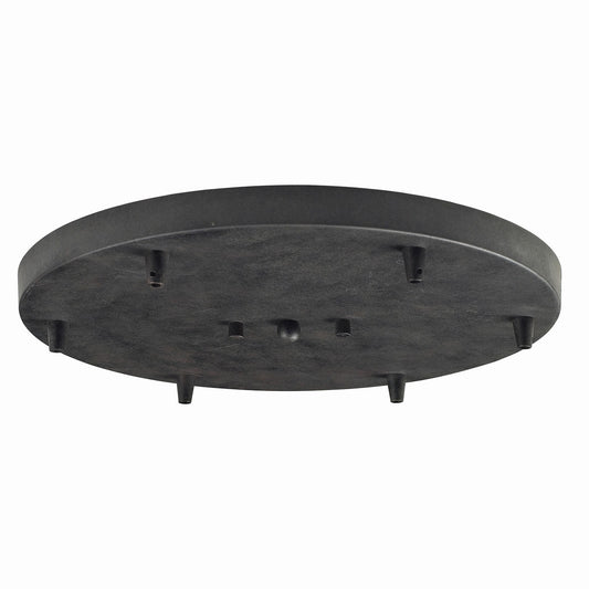 ELK Home - 6R-DR - Six Light Pan - Pendant Options - Dark Rust
