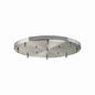 ELK Home - 8R-SN - Eight Light Pan - Pendant Options - Satin Nickel